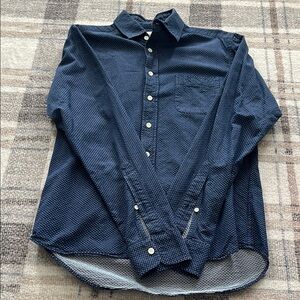 Taylor Stitch Dark Blue Casual Button Down Shirt